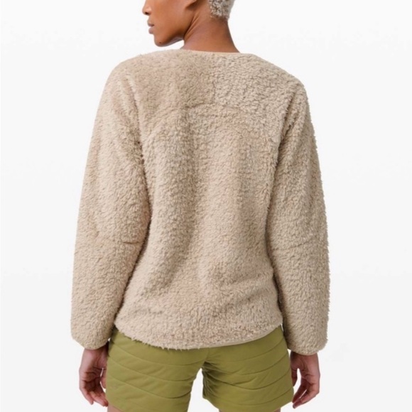 Lululemon Oh So Sherpa Full Zip Teddy jacket Size 10 - Picture 3 of 15